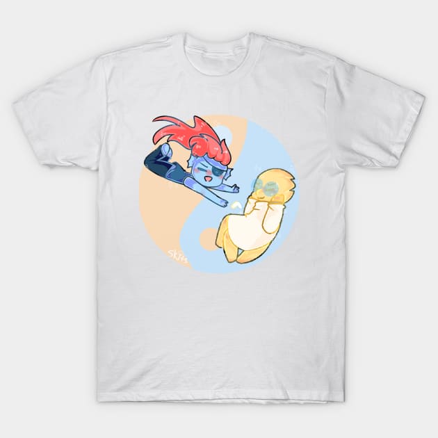 Fishy love T-Shirt by Skitzuu